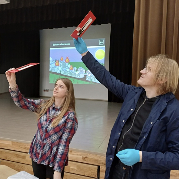 eksperimentas mokiniams