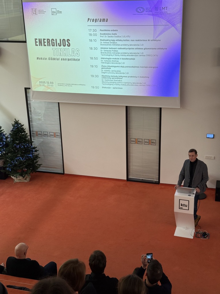 S.Gudžius renginyje Mokslo i&scaron;&scaron;ūkiai energetikoje